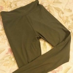 LulaRoe OS Legging Army Green